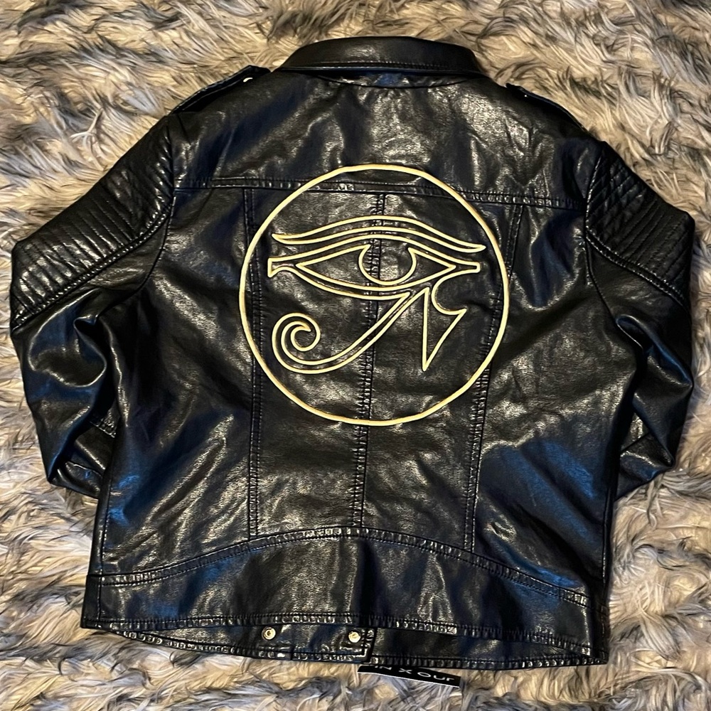 3rd Eye Cropped Moto Jacket